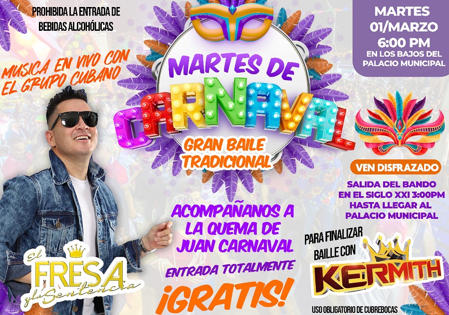 Carnavales de municipios aprovechan la luz verde a los eventos masivos