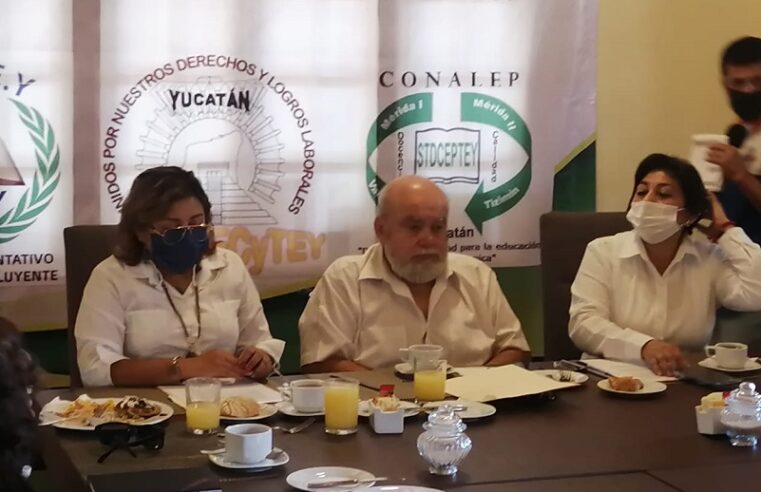 Maestros de Conalep, Cecitey y Cobay se unen para mejorar salarios y prestaciones