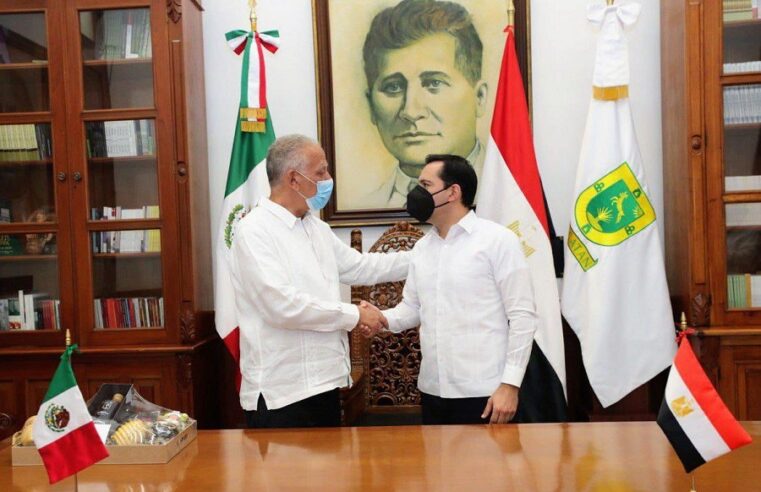 Yucatán atrae el interés de Egipto para establecer lazos de intercambio y cooperación