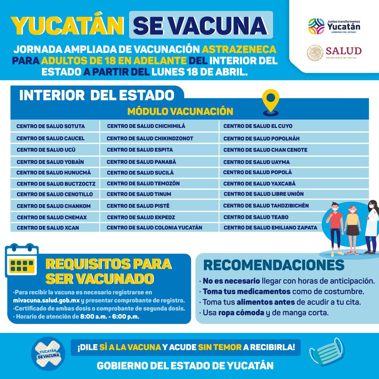 El Gobierno del Estado implementará una jornada extra de vacunación