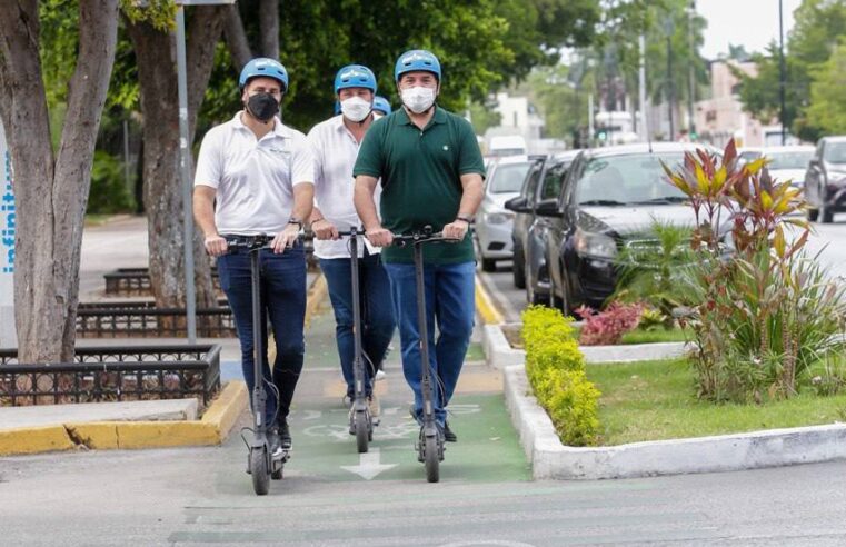 Mérida ofrece alternativas de movilidad sustentable y ecológica