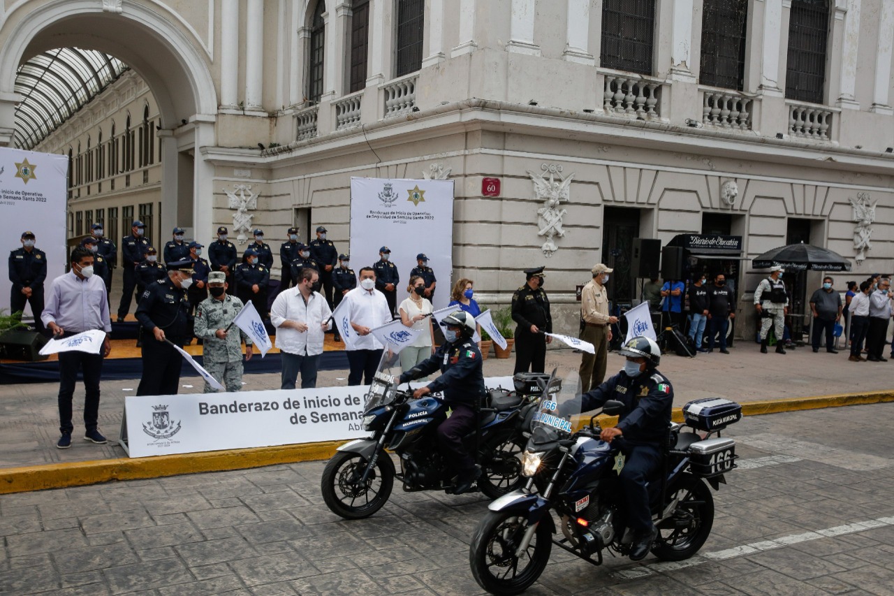 Mérida refuerza su seguridad en vacaciones