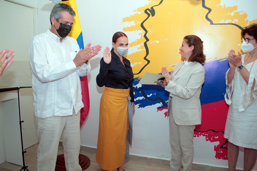 Inauguran el Consulado Honorario de Colombia en Mérida