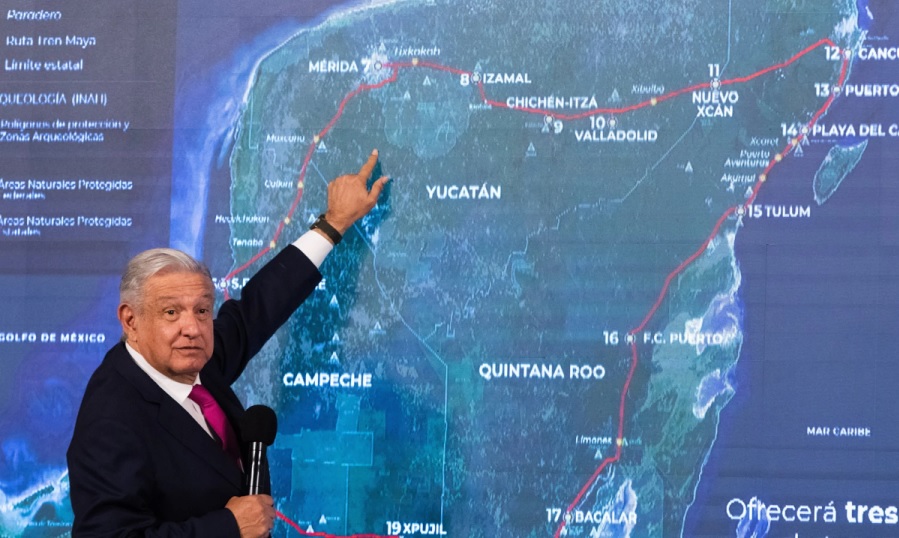 Por abusos de inmobiliarias, AMLO expropiará terrenos en Mérida para el Tren maya