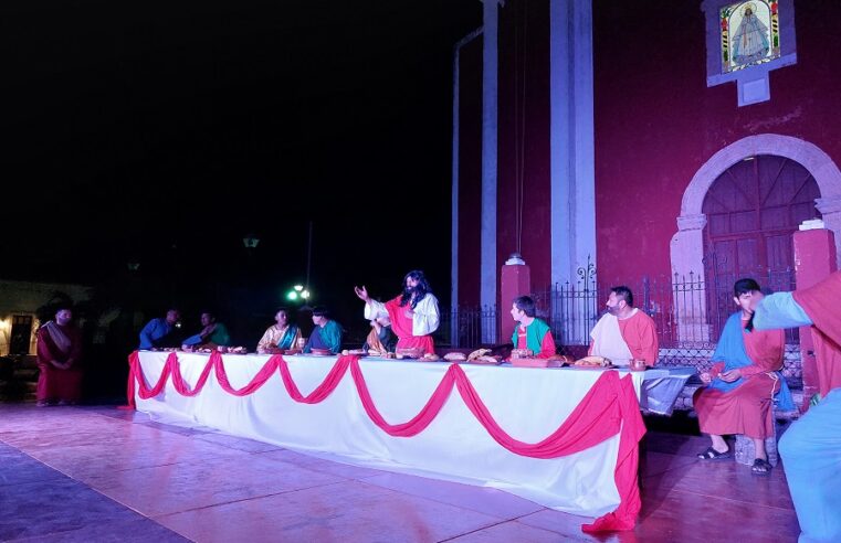 Con la Última Cena, comienza en Baca la representación del viacrucis viviente
