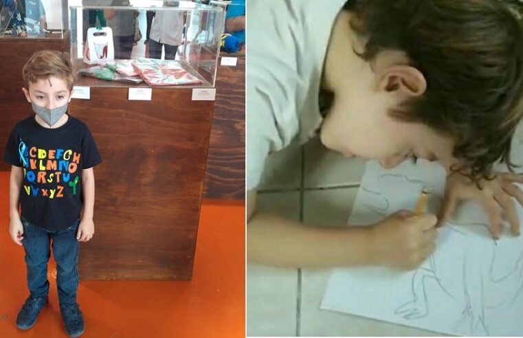 Paco, el niño con autismo que se comunica con el mundo mediante sus dibujos