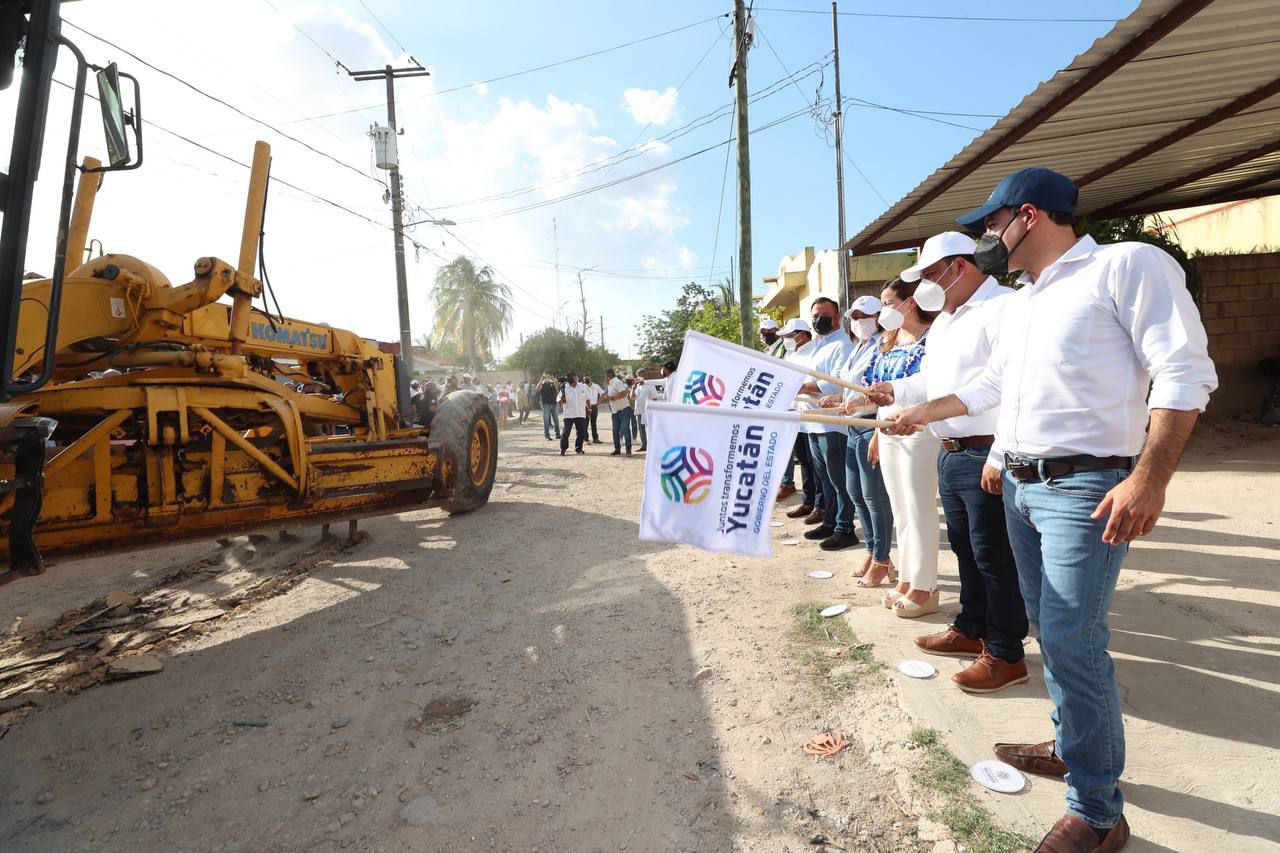 Inversión estatal de $30 millones para calles de Kanasín