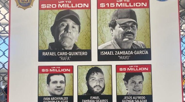 La DEA ofrece millones por élite criminal: Caro, “El Mayo” e hijos, “Los Chapitos”