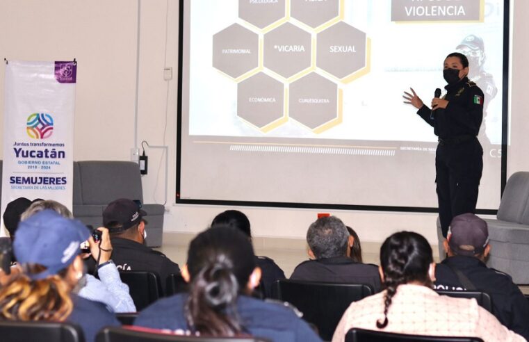 Capacitan a policías municipales para que detecten la violencia contra la mujer