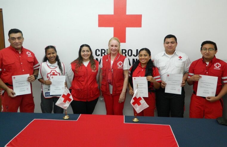 Designan a nuevos coordinadores en la  Cruz Roja Yucatán