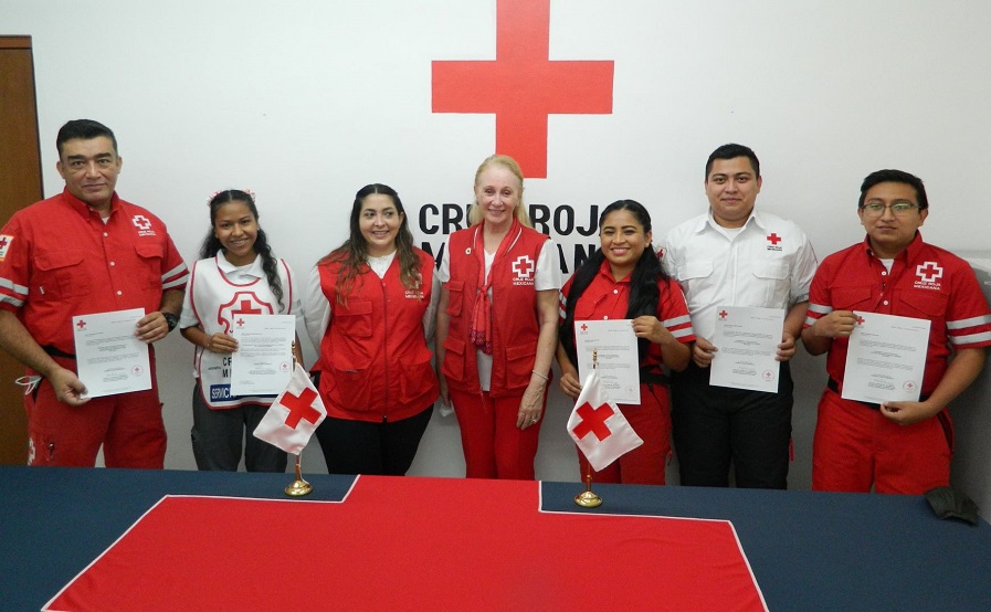 Designan a nuevos coordinadores en la  Cruz Roja Yucatán