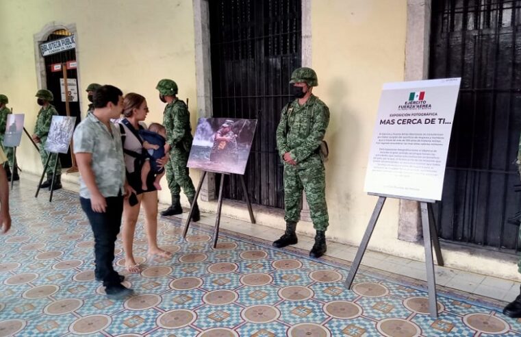Inauguran exposición fotográfica del Ejército en Valladolid