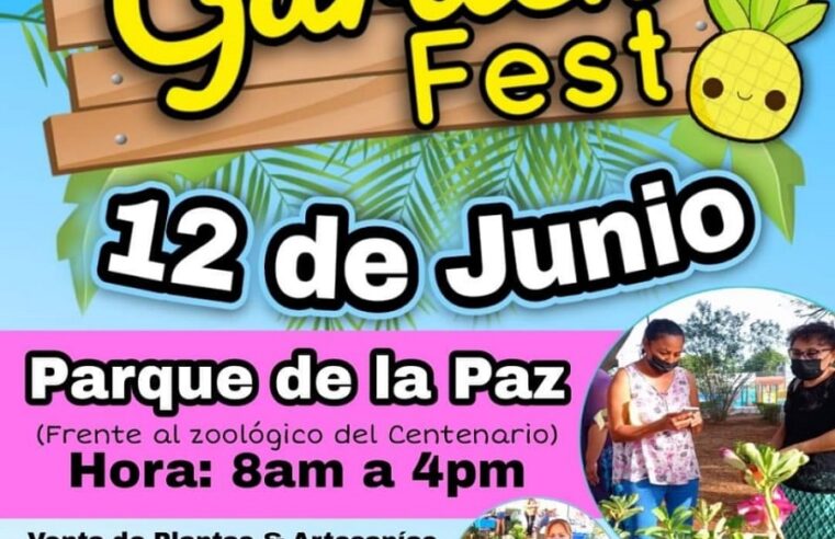 Vuelve el Garden Fest al Parque de la Paz, este domingo 12 de junio