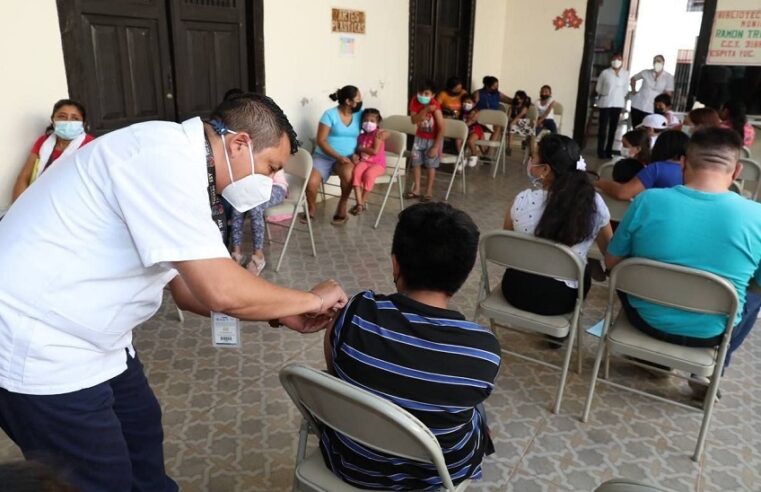 Hermanitos de Espita,  primeros yucatecos de 5 a 11 años con vacuna anticovid