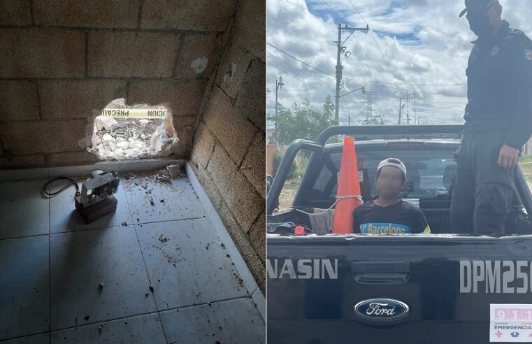 Tabasqueño le da boquetazo a su vecino y le roba herramientas en Kanasín