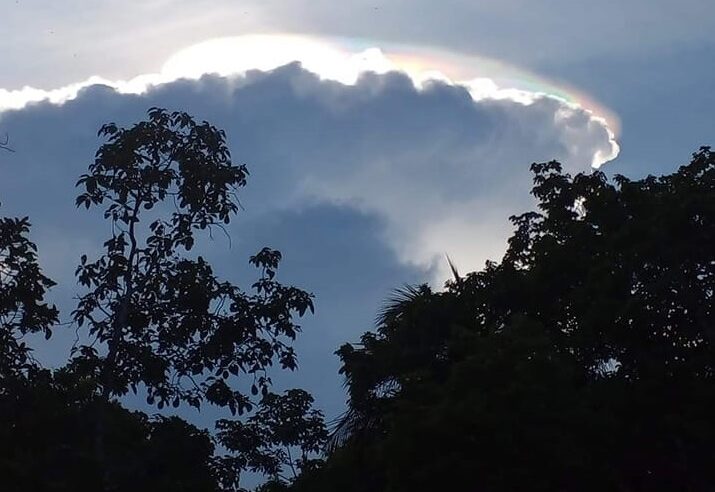 Belice: las nubes forman un helón, fenómeno meteorológico poco frecuente