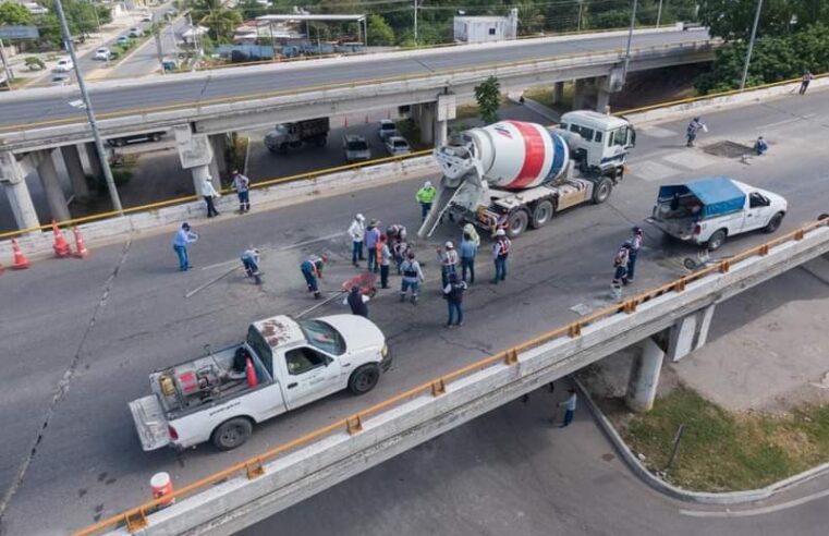 Concluye reparación del puente de la calle 50