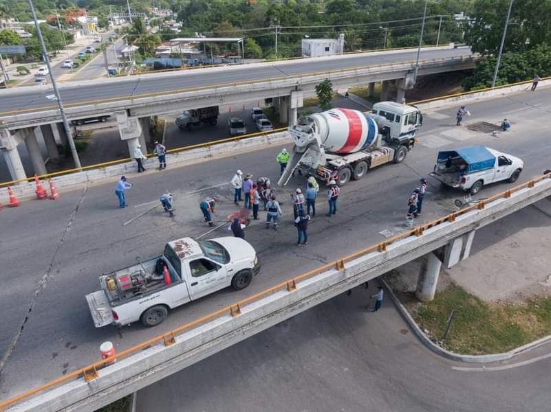 Concluye reparación del puente de la calle 50