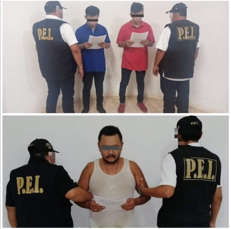 Tres broncudos yucas detenidos por intento de homicidio