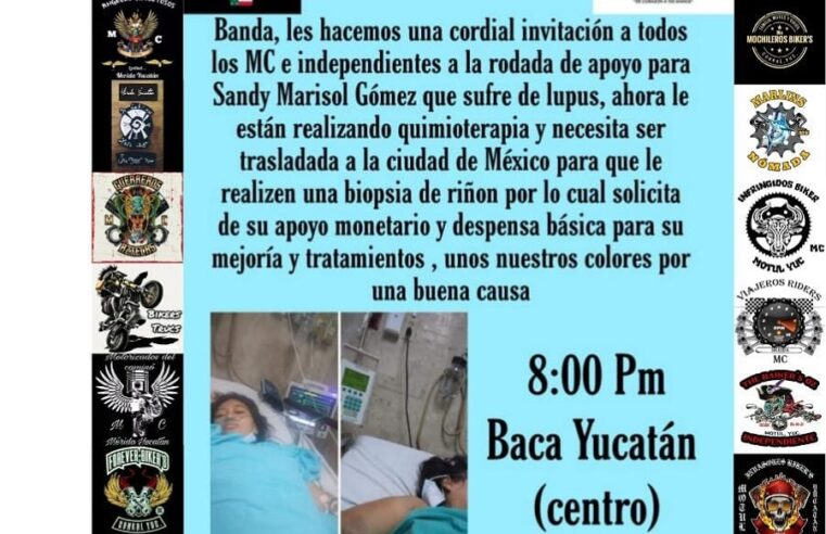 Rodarán en apoyo a Sandy Marisol Gómez: mañana a las 8 de la noche en Baca