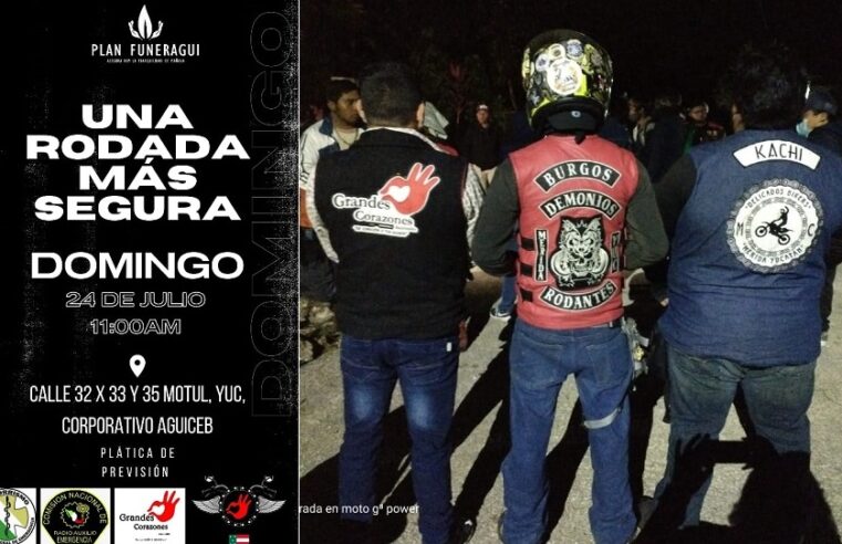 Darán plática por una rodada más segura en Yucatán