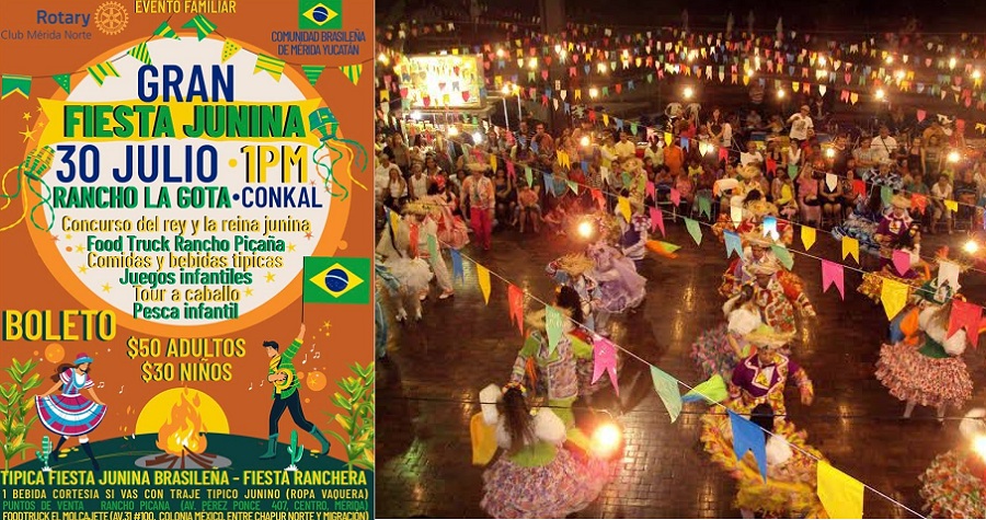 Con fiesta vaquera al estilo Brasil impulsan proyectos sociales en Mérida