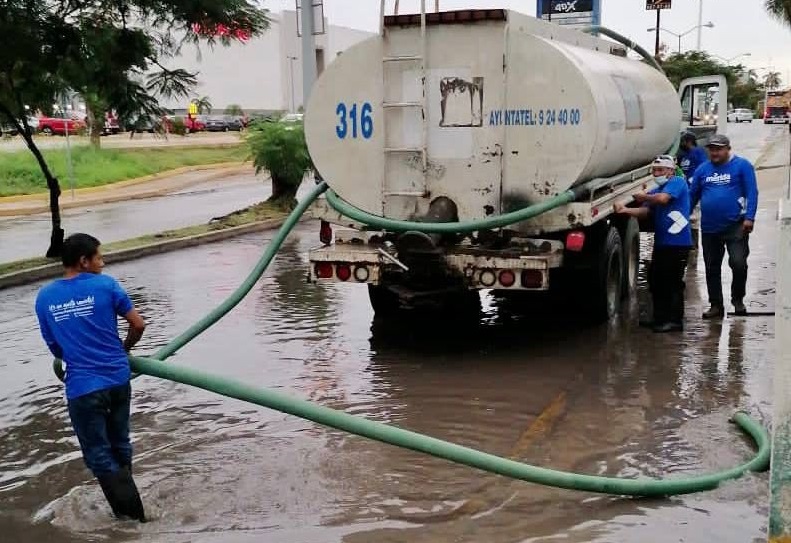 Despliegan amplio operativo para atender reportes por las lluvias