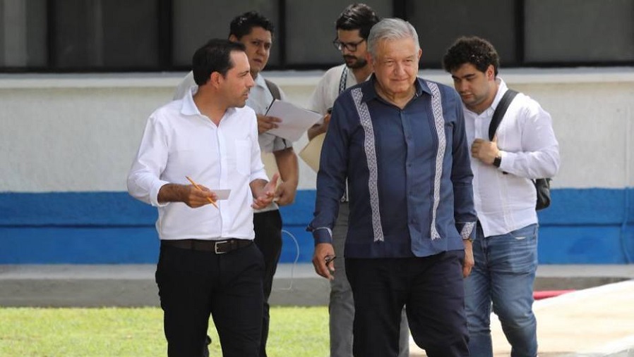 Mauricio Vila y AMLO refrendan el compromiso de trabajar juntos por Yucatán