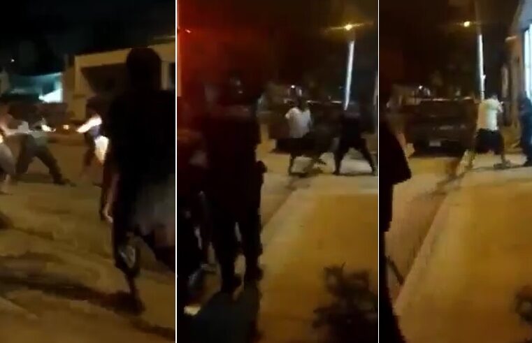 Sujetos agreden a policías durante una detención: hay un herido de bala