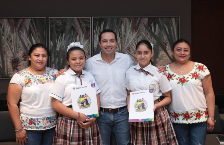 Vila apoya a niñas yucatecas para participar en concurso de ciencias en Paraguay