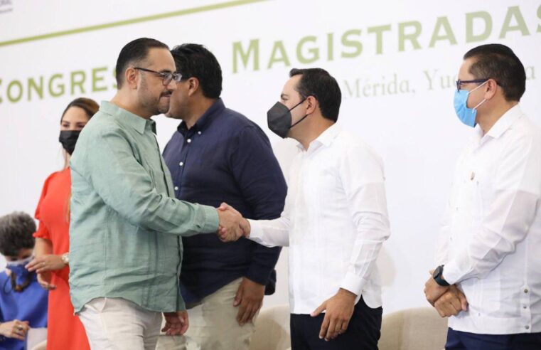 Inaugura Vila el Congreso de Magistradas y Magistrados Electorales