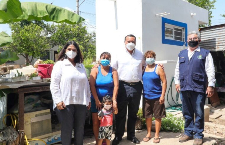 Entregan acciones de vivienda en la colonia San José Vergel