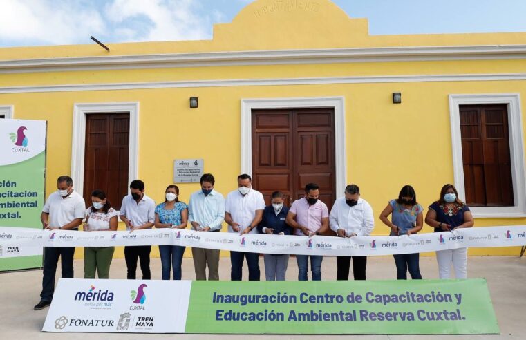 Inauguran el Centro de Capacitación y Educación Ambiental de Cuxtal