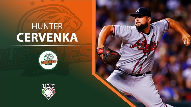 Llega a los Leones el pitcher Hunter Cervenka