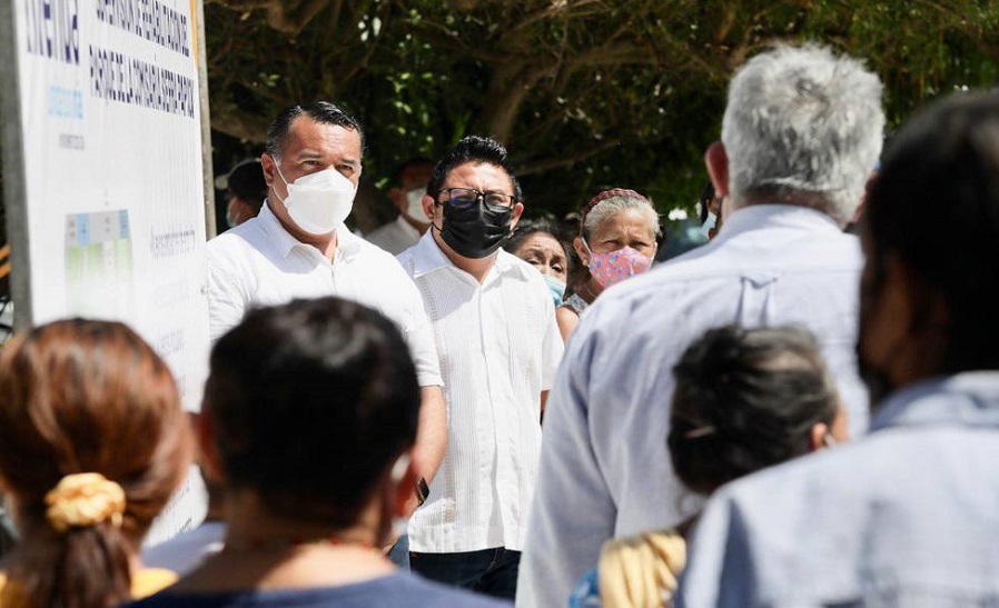 Supervisan la rehabilitación del parque de Sierra Papacal