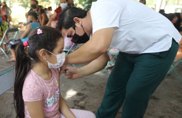 Del 2 al vacunarán a niños de 5 a 11 años en 18 municipios de Yucatán