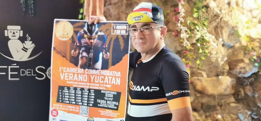 Todo listo para la carrera ciclista Verano.Yucatán 2022, este domingo