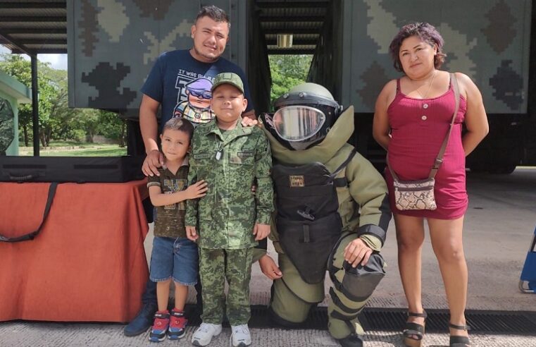 A sus nueve años cumple el sueño de portar el uniforme de la patria
