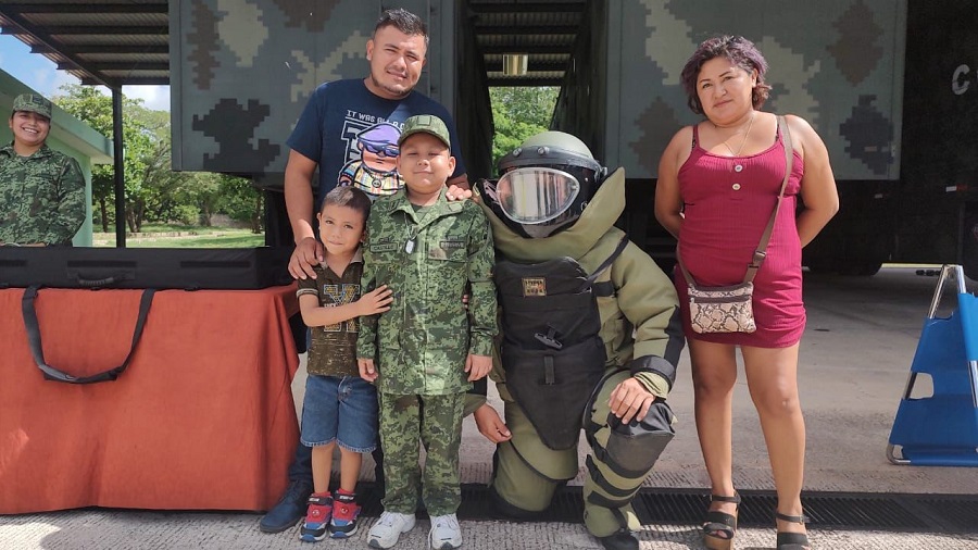 A sus nueve años cumple el sueño de portar el uniforme de la patria