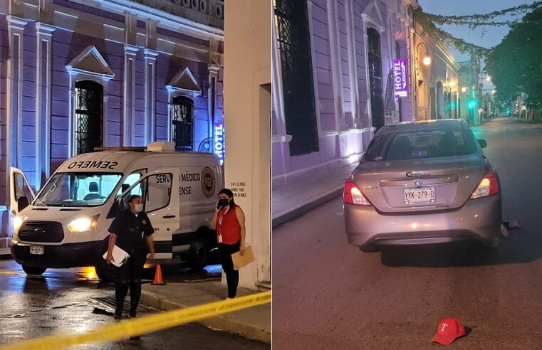 Muere atropellado en el centro de Mérida: queda en calidad de desconocido