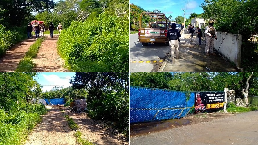 Operativo contra el huachicoleo en el sur de Mérida