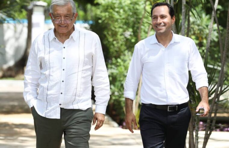 Se reúne el gobernador Mauricio Vila y el presidente  López Obrador