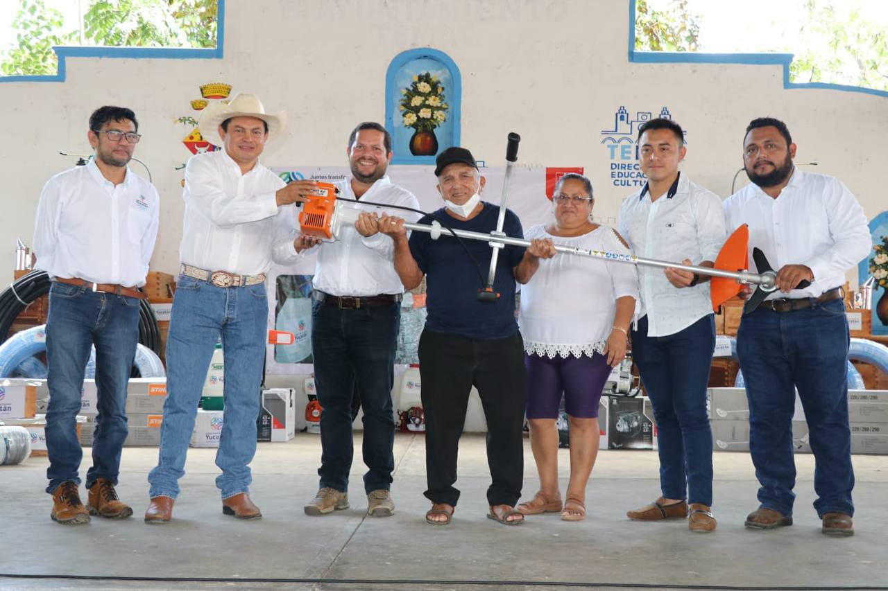 Productores yucatecos reciben fuerte impulso con el programa “Peso a Peso”