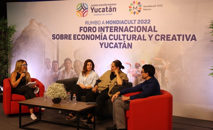 Realizan Foro Internacional sobre Economía Cultural y Creativa Yucatán 2022