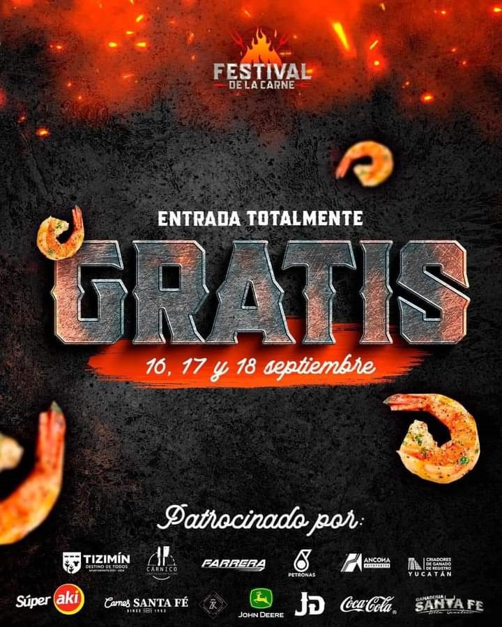 Este fin de semana, Tianguis Ganadero y Festival de la Carne en Tizimín