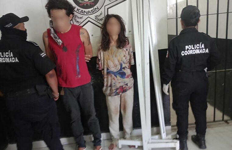 Mañosos hermanos: los evidencian robando tubulares en una vivienda de Kanasín