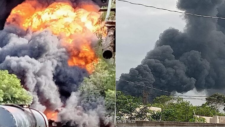 Explota bodega de combustible en Umán; sería un depósito de «huachicol»