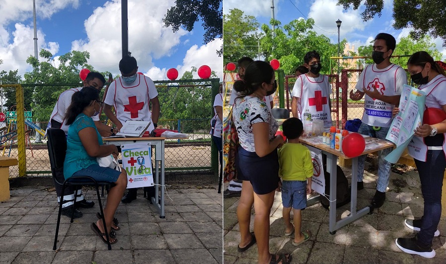 Llevan la Feria de la Salud Joven a la comunidad meridana de Dzidzilché