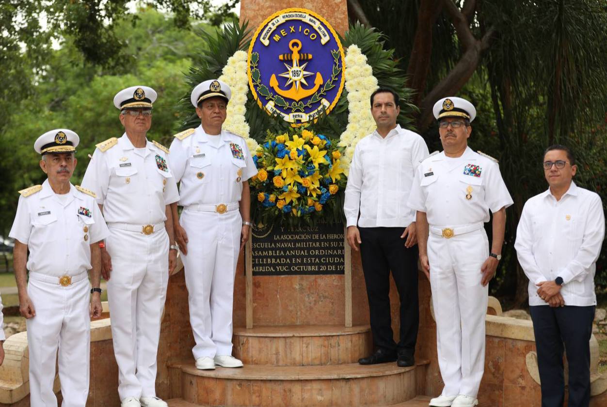 Conmemoran en Mérida la Gesta Heroica de la Defensa del puerto de Veracruz