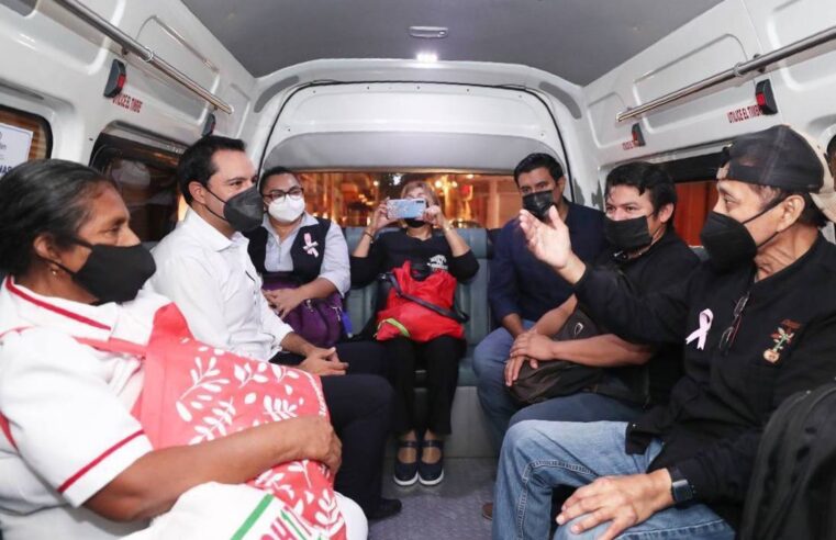 Supervisa Mauricio Vila las rutas nocturnas del “Va y ven”